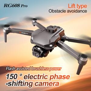 Beginner Drones Rg608 Pro Lift Obstacle Avoidance 8k Dual Camera Night Flash