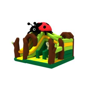 Buy cheap Commercial Grade Inflatable Ladybug Bouncer Jumping Castle Inflatable Combo from wholesalers