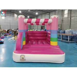 Buy cheap Commercial Grade Inflatable Bounce House Pink House Inflatable Jumping Castle from wholesalers