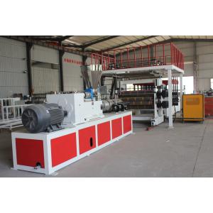 Buy cheap Single Plate Board Layers PVC Sheet Production Line with Sheet Width 700-2000mm and ABB/Delta Inverter from wholesalers