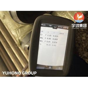 Buy cheap ALLOY STEEL SEAMLESS PIPES A335 P9 P91 P11 P22 10'' SCH20,6M LENGTH High Temperature Application for Boiler from wholesalers