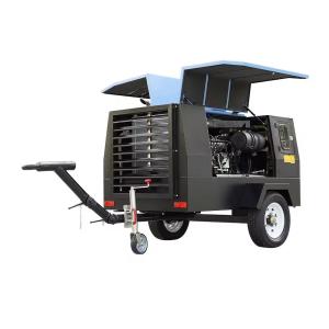 Buy cheap portable Diesel Screw Air Compressor 185 Cfm 37kw Low diesel consumption from wholesalers