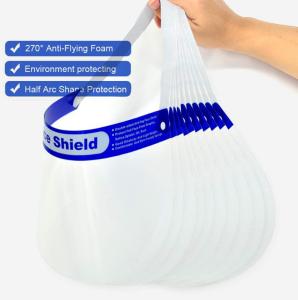 Buy cheap Anti Fog Clear Splash Face Shield , Disposable Plastic Face Shield product