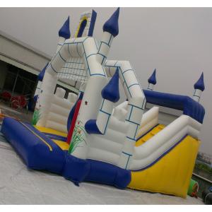 Amusement Inflatable Jumping Castle / Inflatable Jumping Bouncer PVC Tarpaulin
