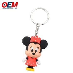 OEM Custom Made Plastic Key Chain Minio N Key Chain For Promotion