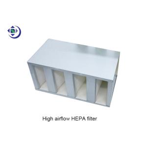 Buy cheap Galvanized Frame H13 H14 High Aiflow Compact HEPA Filter from wholesalers