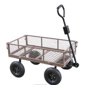 Buy cheap Convenient Portable Steel Mesh Yard Garden Jumbo Crate Wagon for Heavy Duty Tasks from wholesalers