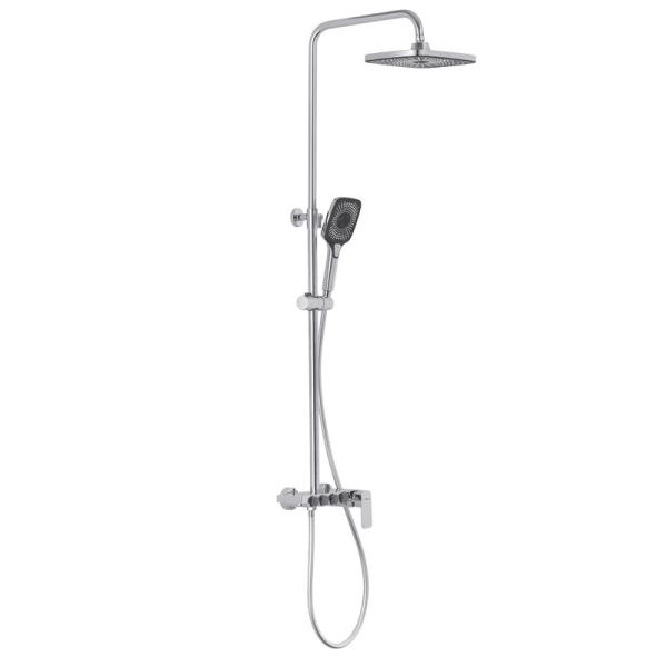 Buy cheap Chrome Triple Function Bathroom Shower System With Adjustable Hand Sprayer from wholesalers