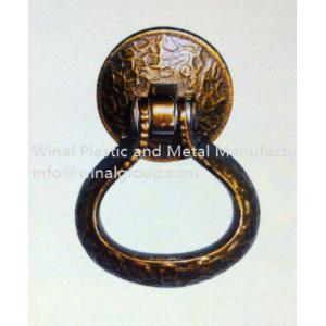Buy cheap Pear-Shaped pull ring door handle,L63mm*W47mm,antique bronze,size & finish can be OEM. from wholesalers