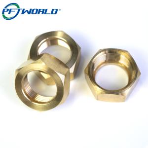 Brass Copper CNC Machined Parts Nut Milling Service Custom Component