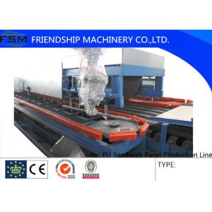 Buy cheap 12000*12000mm PU Sandwich Panel Production Line With PLC Control System from wholesalers