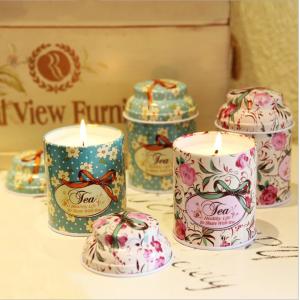Buy cheap Luxury Tin Scented Candle Handmade Jar Candles from wholesalers