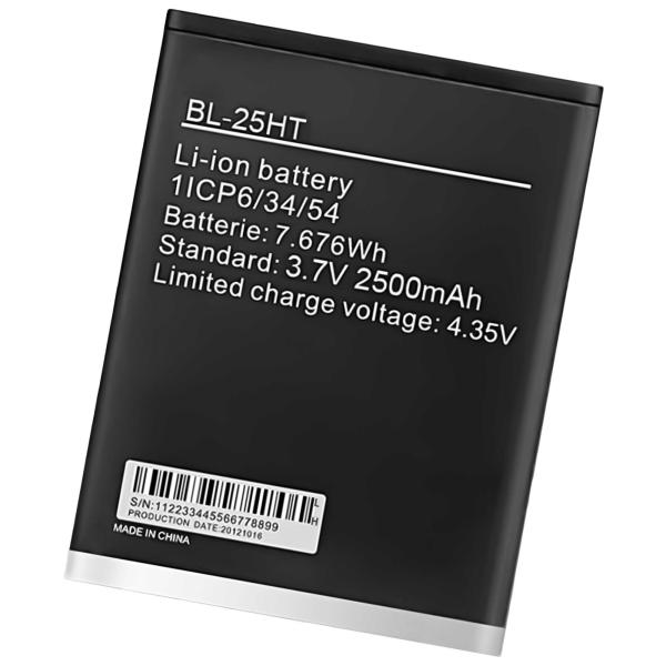 Quality Double IC Protection Battery BL-25HT 2500mAh for Tecno Camon C7 Mobile Phone High Capacity for sale