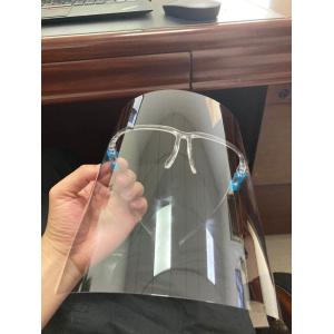 Buy cheap Anti Fog Transparent Disposable Face Shield With Frame from wholesalers