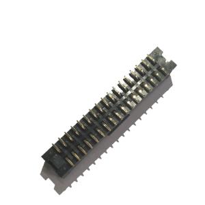 34P 2.54mm Pitch Box Header Connector SMT Type PA9T With CAP Gold Flash