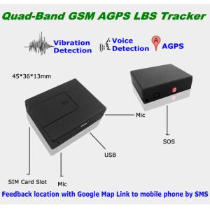 Buy cheap Global Indoor Outdoor GSM LBS Tracker Spy Audio Listening Bug W/ SOS Alarm & 2-Way Calling from wholesalers