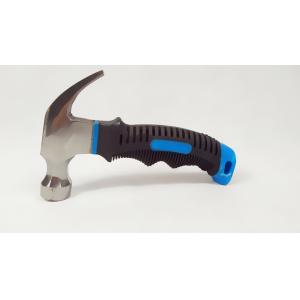 Buy cheap 8OZ Mini Claw hammer with polishing surface and colored rubber handle from wholesalers