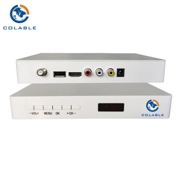 Quality HDMI Cable  TV Set Top Box With Smart Card CVBS H 264 MPEG - 2 HD DVB - C Output for sale