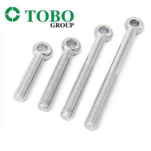 Metric Thread Type Eyelet Bolts Nuts with Round Head Design for Industrial