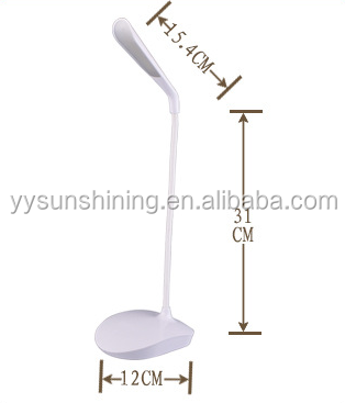 Convenient Touch Control LED Reading Lamp with Flexible Gooseneck and USB Port