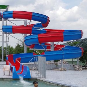 Buy cheap Customized Rainbow Racer Spiral and Boomerango Water Park Toboggan Slide for Amusement Parks from wholesalers