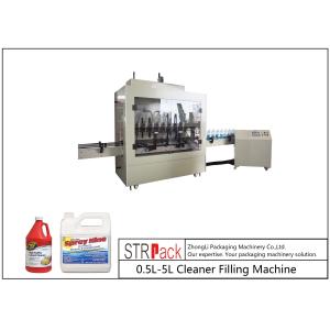 Buy cheap 1L-1 Gallon Automatic Corrosive Liquid Filling Machine PLC Inline For Cleaner from wholesalers