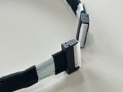 Mini SAS HD to U.2 NVMe SSD Connector Cable – SFF-8643 to SFF-8639 Braided Wire