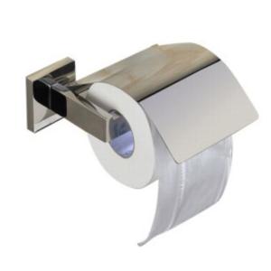 Buy cheap Toilet Roll holder with cover 83106B-Square Black&Brush color&Stainless steel 304 &Bathroom &kitchen&Sanitary Hardware product