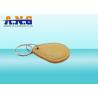 Buy cheap 125KHz Printable Passive Rfid Key Fob , PU rfid key tag For Time Attendance from wholesalers