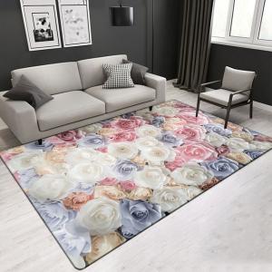 Buy cheap Aesthetic 3D Modern Figure Flower Pattern Artistic Living Room Carpet Hotel Area Rugs (3*4m) from wholesalers