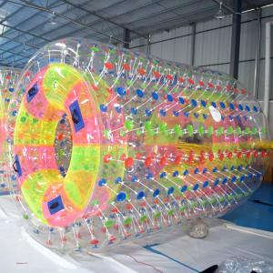 Buy cheap 0.8mm/1.0mm Thick PVC Material Inflatable Water Roller For Commercial Use from wholesalers