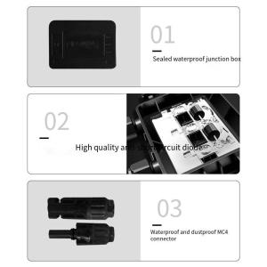 Buy cheap 20w18v Portable Solar Panels Polycrystalline Monocrystalline Silicon PET Laminated Solar Panel from wholesalers