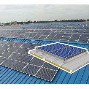 Buy cheap PU glass Wool core PV roof panel width 1000mm for weather-resistant structures product