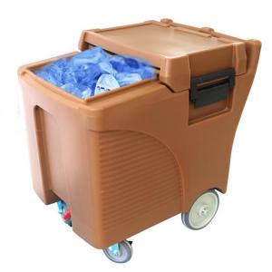 Hotel Mobile Insulated Ice Caddy With Sliding Cover