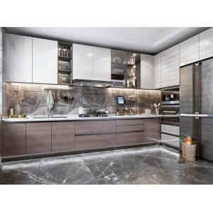 High End Design Lacquered Finish Modern Modular Kitchen Cabinets