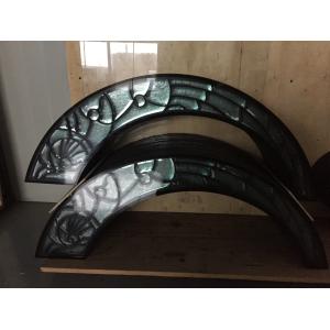 Buy cheap high quality patina caming decorative door glass 1" thickness from wholesalers