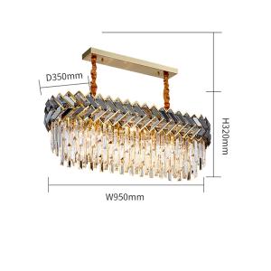 Buy cheap Creative Crystal Chandelier Round/Rectangle Led Living Dining Room Lamp hotel chandelier(WH-CY-196) from wholesalers
