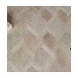 Unfinished Shaped Oak Parquet Flooring Hexagon & Trapizium Parquet