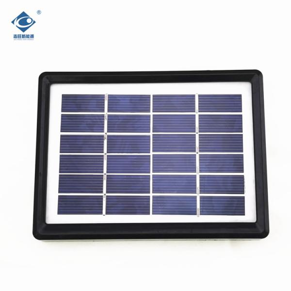 Buy cheap 1.1W Portable Solar Power System Charger ZW-1.1W-6V Mini Poly Glass Photovoltaic Solar Panel 6V from wholesalers