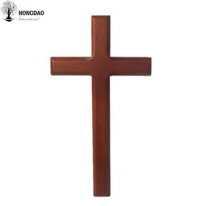 Customized Color Handmade Wooden Crosses Wall Hanging With Crochet Hooks