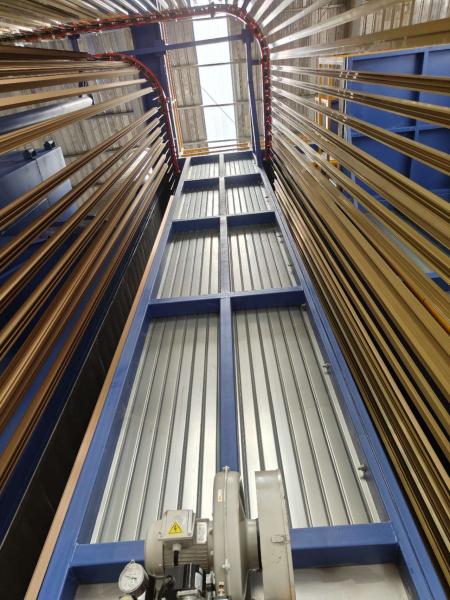 Spraying Rinsing Flexible Control System Full-Automatic Vertical Powder Coating