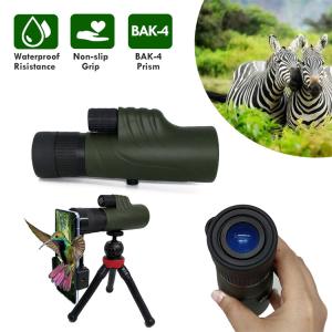 Buy cheap Zoom Telescopic 8-20x42 Powerful Monocular Telescope With Mobile Phone Clip from wholesalers