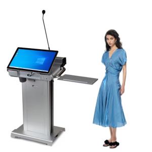 Buy cheap Multi Language Multimedia Podium Lectern Foldable Smart Lectern from wholesalers