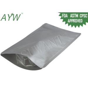 Buy cheap Oxidizer Proof Stand Up Resealable Foil Bags 8oz / 226g For Tobacco Leaf from wholesalers