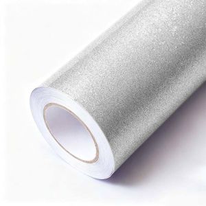 Buy cheap Anti Scratch Glitter Car Wrap OEM / ODM Silver Glitter Vinyl Wrap HYH1052 from wholesalers