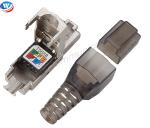 Male Modular Plug Boot Toolless 8P8C Cat6 UTP RJ45 Plug