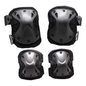 Soft Tactical Knee Elbow Pads Set For Outside Hunting CS Game Protection
