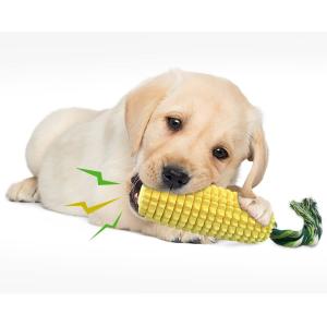 Buy cheap Dog Chew Toys for Aggressive Chewers, Indestructible Tough Squeaky Interactive Dog Toys, Puppy Teeth Chew Corn from wholesalers