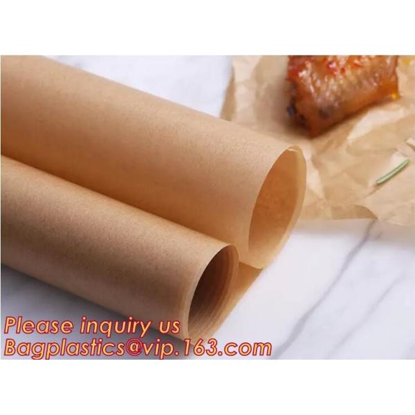 Buy cheap Bleached with Unbleached Greaseproof Paper for food wrapping,Environmental friendly and green greaseproof food packaging from wholesalers