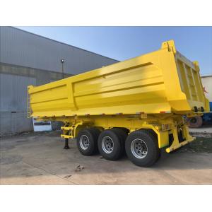 Buy cheap Spring Suspension And Brake System Low-alloy Steel 3 Axles 42 Square U Shaped Dump Tipper Trailer from wholesalers